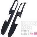 Charouse 80994 Pair Front Driver & Passenger Side Armrest Compatible with 2010-2014 Chevy/Chevrolet Silverado Suburban Tahoe Avalanche, GMC Sierra Yukon XL Replace 84127280 84127278