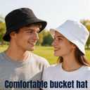 NPJY Bucket Hat for Women Men Cotton Summer Packable Sun Beach Fishing Hats Travel Cap