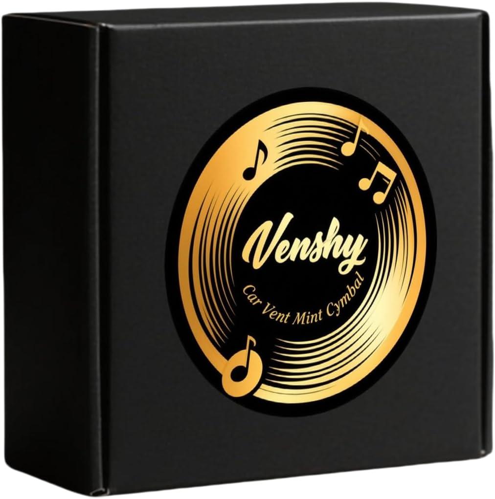 CarCymbal Air Vent - Easy Clip-On Mini Cymbal for Car Dashboard, Easy Clip-On Mini Cymbal for Music Lovers, Compact Durable Car Accessory for All Types Of Vehicles (Silver, 2pcs)