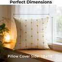 JMGBird Cream Throw Pillows Decorative Pillows, Inserts & Covers | 18x18 Gold Pillows Decorative Throw Pillows with inserts included Throw Pillows for couch