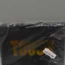 Xloey Five Senses Gift Bags for Him, 12.6" Valentine's Day Gift Bag with Ribbon Handles, 5 Senses Black Kraft Paper Bags with Word, for Valentine's Day, Birthday, Wedding, Party