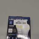 Garage Door Opener LED Light Bulb 2 Pack15W Equivalent to 100W Garage Light Bulb,A19 3000K Soft White E26 Base 120V Outdoor Light Bulbs,Minimize Interference,Dimmable