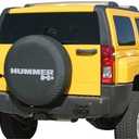 Boomerang Compatible with 2005-2010 Hummer H3 Soft Tire Cover - Non-Reflective - Genuine GM Licensed