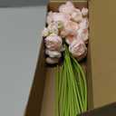Floroom Ranunculus Artificial Flowers 18 Pcs Blush Faux Silk Mini Ranunculus Bulk Fake Wedding Filler Flowers for DIY Pink Bouquets, Centerpieces, Bridal Shower Decorations & Arrangements