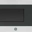GE Compact Countertop Microwave Oven, 0.7 Cubic Ft., 700-watt Capacity, 6 Auto Cooking Settings, Child-Lock Technology, Dorm Room or Apartment, Stainless Steel
