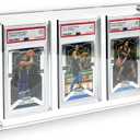 tutata Trading Card Frame PSA Trading Card Display Acrylic Frame for Wall- PSA Holder, Graded Sports Card Display- Clear