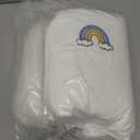 Toddler Pillow for 2,3,4,5 Years Old-11x 17-Machine Washable Soft Hypoallergenic Cotton Kids Pillows,Small Toddler Pillow for Sleeping,Travel,Crib Bed,Nap,Daycare (Rainbow)