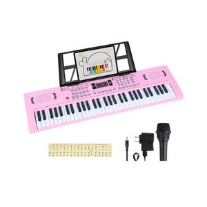 Piano keyboard 61 Key Electric Digital keyboard piano, portable piano w/Dual speaker Microphone Music Electronic Piano Birthday Christmas gifts for kids children