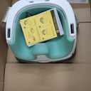 Ingenuity Baby Base 2-in-1 Booster Feeding and Floor Seat with Self-Storing Tray - Mist