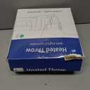 Heated Throw Blanket - Fast Heating 3D Jacquard Electric Heated Blanket, Cozy Heating Blanket with 6 Heating Settings & 4 Hours Auto-Off, Machine Washable, 50"x60", London Grey