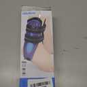 Velpeau Ankle Stabilizer Brace for Sprain, Ligament Injury (Grade 1 to 2), Tendonitis, Adjustable Stirrup Ankle Support Splint for Women and Men,Reversible Left & Right Foots,One Size(Foam Pads, Blue)