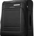 Samsonite UpLIFT Lightweight Large Checked Softside Luggage with Spinner Wheels - Expandable - Airline-Approved, Polyester Soft Suitcase for Ultra Light Travel - Black
