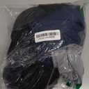Real Essentials 3 Pack: Mens Big & Tall Tech Stretch Long-Sleeve & Short-Sleeve Dry-Fit T-Shirt (3XT-5XT)