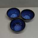 Peohud 3 Pack Small Dessert Bowls, 8 Ounce Bouillon Cups, Porcelain Pinch Bowl Ramekins for Dessert Pudding Soup Dipping Sauce