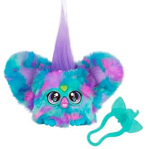 Furby Furblets Mer-May Mini Friend, 45+ Sounds, Ocean Music, Speaks Only Furbish, Electronic Plush Toys for Girls & Boys, Interactive Pets, Multicolor, 6+