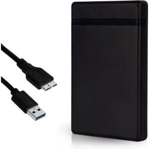 1TB Portable Gaming External Hard Drive, USB 3.0 HDD Storage & Backup Drive for Laptop, Desktop, Storage Expansion Drive Compatible with Game Consoles - Black