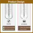 3 x Straw Brush Cleaner with 304 Stainless Steel Handle,Straw Cleaner Brush Extra Long 12 Inch,Extra Wide 12mm Straw Cleaning Brush for Baby Bottles,Sippy Cups and Stanley Cups(6-Pack).