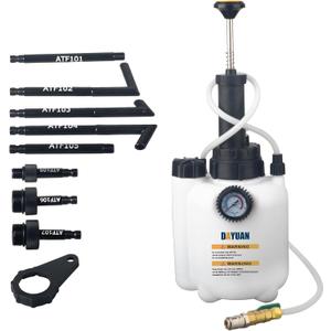DAYUAN 3L Manual Transmission Fluid ransfer Pump, Oil Filling Filler System Fluid Pump Tool for Automatic Transmission with Adapters