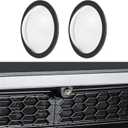 2Pcs Lens Guard PC Protective Cover Kits for Tesla from 2025Cybertruck / 2025 Model Y Juniper / 2025 Model S / 2025 Model 3 Front Bumper Camera
