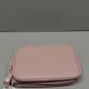 Travel Makeup Bag Women's Large Capacity Cosmetic Portable Organizer Large Opening Waterproof Storage Toiletry Bags Vertical Free-Standing Brush Holder for Easy Access Pink