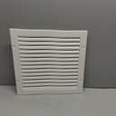 Wall Return Air Pathway with Eco-Friendly PP Filter and Aluminum Grille (12"x 12" Retrofit), Upgraded Fins, Odor Free, Durable, AP1212 Matte White Zone Air Pathway, Fits Sidewalls
