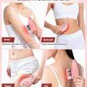 3-in-1 Body Sculpting Machine, Rechargeable Vacuum Massager for Skin Firming & Smoothing, Body Contouring Tool for Belly Arms, Legs & Back, Includes 2 Interchangeable Cups and Massage Oil