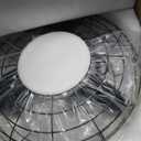 ZMISHIBO Outdoor Ceiling Fans with Light for Patios,Waterproof Gazebo Fan with Remote Control Smart App,3CCT Dimmable,Plug in Caged Ceiling Fan with Pull Chain for Porch Pergola,Black