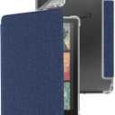 WALNEW Case for 7-inch Kindle Paperwhite 12th Generation 2024 and Colorsoft Signature Edition, Clear Soft TPU Back Protective Cover, Auto Wake/Sleep