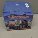 Docusvect Rechargeable Heated Lunch Box for Men, 1.3L Cordless Electric Lunch Box for Adults with Smart Scheduled Heating, Portable Food Warmer with Complete Accessories