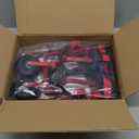 Dog Wheelchair for Back Legs,Adjustable Dog Carts with Wheels for Disabled Hind Legs, Bike Trailer Type Mobility Aid for Disabled Dogs to Regain Independence (S Red)