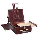 MEEDEN Pochade Box - Portable Tabletop Easel for Outdoor Painting, Walnut
