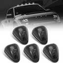 LED Cab Clearance Lights,Rooftop Marker Running Light Compatible with Ford F150 F250 F350 F450 F550 1999-2016 Super Duty Pickup Trucks (Smoked White)