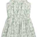 Scotch & Soda Girls' Summer Midi Dress, One Piece Outfit (Green, L)