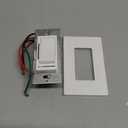 BESTTEN Digital Dimmer Switch with LED Indicator, Single Pole or 3-Way Dimmer Light Switch, for Dimmable LED Lights, CFL, Incandescent, Halogen Bulbs, Screwless Wallplate Included, UL Listed, White