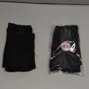 Zipper Compression Socks, 2 Pairs 15-20 mmHg Closed Toe Compression Stockings for Men Women (Small-Medium, Black)