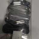 Whistle, 2 Packs Sports Whistles with Lanyard & Mouth Grip, Loud Crisp Sound, Black Plastic Whistles Ideal for Coaches, Referees, and Officials