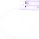 Christmas Garland with LED Lights- 6.3ft Garland for Christmas Tree Decorations for Xmas Party Indoor Home Office L/UP Bauble Garland Red Green