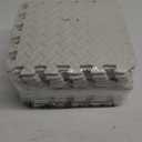 Shihanee Foam Floor Baby Tiles Foam Floor Mats Play Mats Bulk with Borders Interlocking for Kids Baby Playroom Nursery Gym (White,16ft) (16ft, White)