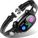 Bark Collar Rechargeable Smart Dog Barking Collar Anti Bark Training Collar with Adjustable Sensitivity Beep Vibration No Shock Bark Collar for Large Medium Small Dogs