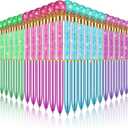 24 Pcs Big Crystal Diamond Pens Diamond Top Pens Bling Ballpoint Pen Black Ink Rhinestones Pen for Women School Office Supplies Christmas Wedding Birthday Present, 4 Colors(Novel Style)