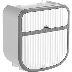 Toilet Paper Holder, Plastic Waterproof Wall Mounted Bathroom Tissue Roll Paper Towel Holder Dispensers with Storage Space Shelves and Storage Boxes for Bathroom(White)