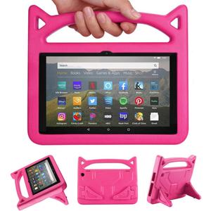 Fire HD 8 Case,Fire HD 8 Tablet Case for Kids,(2024/2022/2020 Release,12th/10th Gen),Lightweight Shockproof Kid-Proof Cover with Stand Kids Case for Fire HD 8 Plus Tablet & Fire HD 8 Kids Pro Tablet, (Rose)