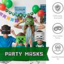 Unique Minecraft Party Favors and Decorations - Minecraft Masks for Birthday Party - Officially Licensed