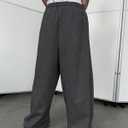 Landtown Men's Baggy Lounge Pants Cotton Sweatpants with Elastic Drawstring Waist with Pockets (Gray, XL)