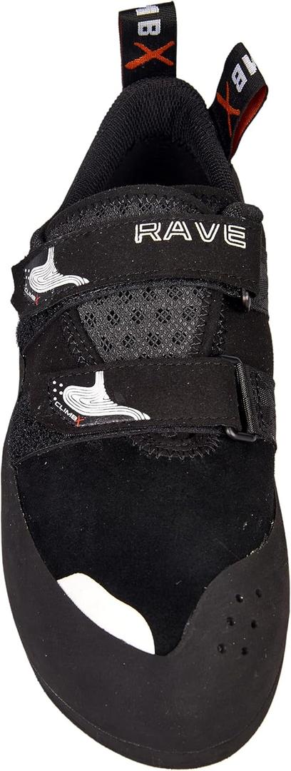 Climb X Rave Strap Climbing Shoe (6.5, Phantom Black)