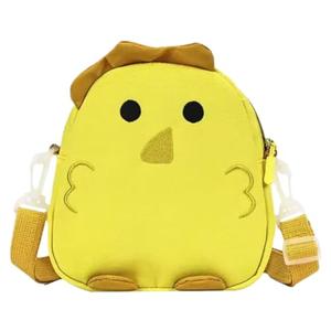 Cute Nylon Chicken Shoulder Bag, Crossbody Bag, Novelty Purse, Kawaii Animal Purse with Zipper for Women