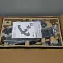 monTEK Dual Monitor Mount Monitor Arms for 2 Monitors for 17 to 35 Inch Curved Screen Holds 35 Lbs Adjustable Heavy Duty Monitor Desk Mount Cable Management, VESA 75/100mm