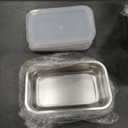 8 Pcs 304 Stainless Steel Food Storage Containers with Lids 1/3 Size Hotel Pan Chicken Food Grade Pans Metal Meal Containers for Restaurant Stackable Kitchen Freezer Buffet(2.5 Inch Deep)