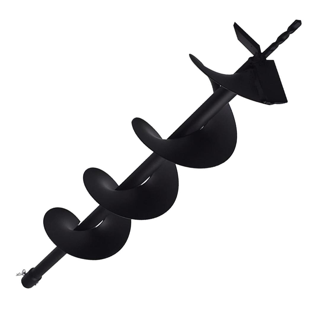 6 Inch Earth Auger Drill Bits for Planting, 6 x 31.5 Gasoline Engine Auger Post Hole Digger Drill Bits, Bulb Planter Tool with 3/4 Shaft