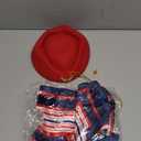 XEPST 2PCS Flight Attendant Costume for Women - Flight Attendant Hat Scarf Gloves Brooch for Women Halloween Costumes Cosplay